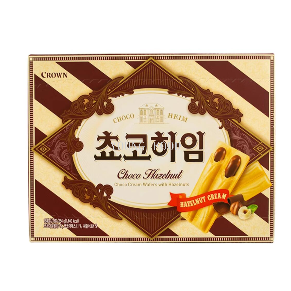 Free shipping! Korean imported snack food delicacies can be found at Yunkexian Chocolate Hazelnut Wafers 284g details Picture