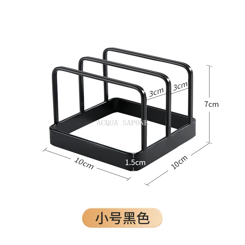 Free shipping! Cutting board storage rack, kitchen cutting board, enamel pot storage rack, pot lid rack, storage rack, anti-slip rack *