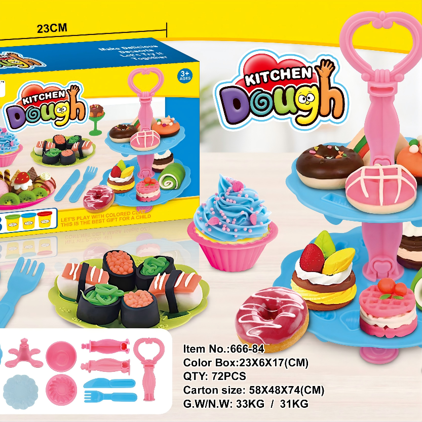 Dessert  Stand Pastry  Kitchen Play Dough Set details Picture