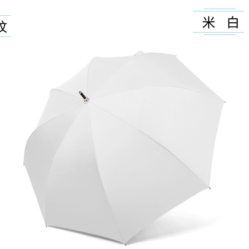 Hengdun French retro polka dot striped checkered long-handled umbrella, women's curved hook straight pole umbrella, reinforced and reinforced, wind-resistant, artistic, ins, all-weather and all-weather umbrella, simple student commuting sunshade umbrella available for wholesale and customization Item Picture