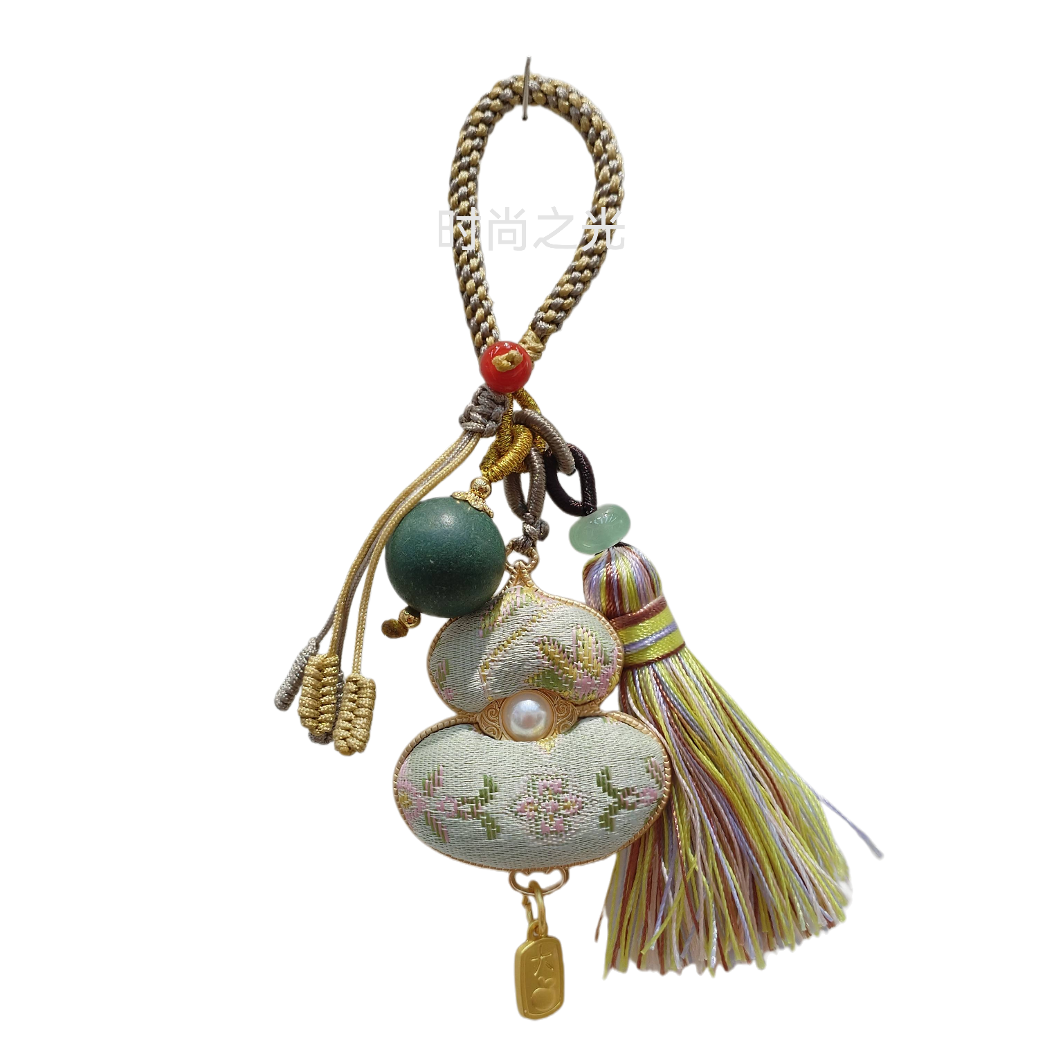 宋锦葫芦创意饰品挂饰药香珠挂件成品时尚百搭个性装饰 Item Picture