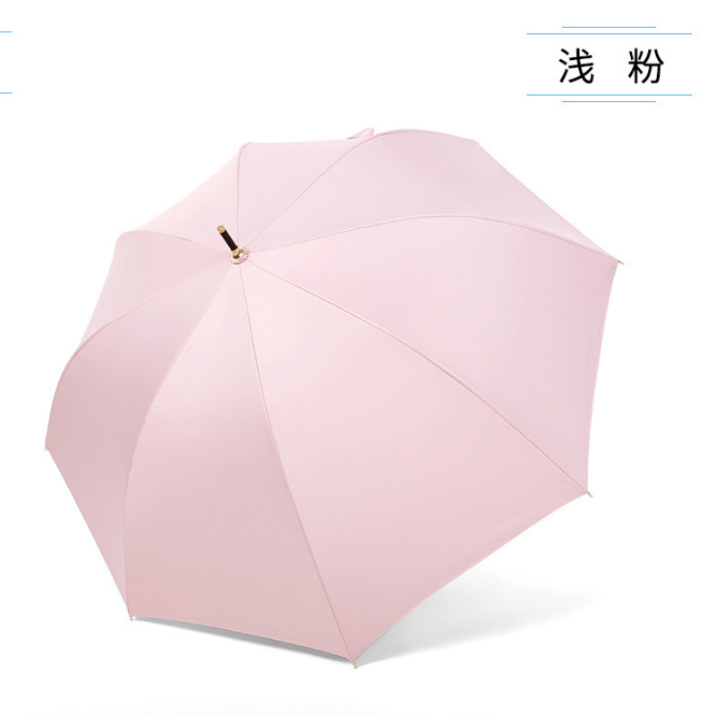 Hengdun French retro polka dot striped checkered long-handled umbrella, women's curved hook straight pole umbrella, reinforced and reinforced, wind-resistant, artistic, ins, all-weather and all-weather umbrella, simple student commuting sunshade umbrella available for wholesale and customization Application Scenario