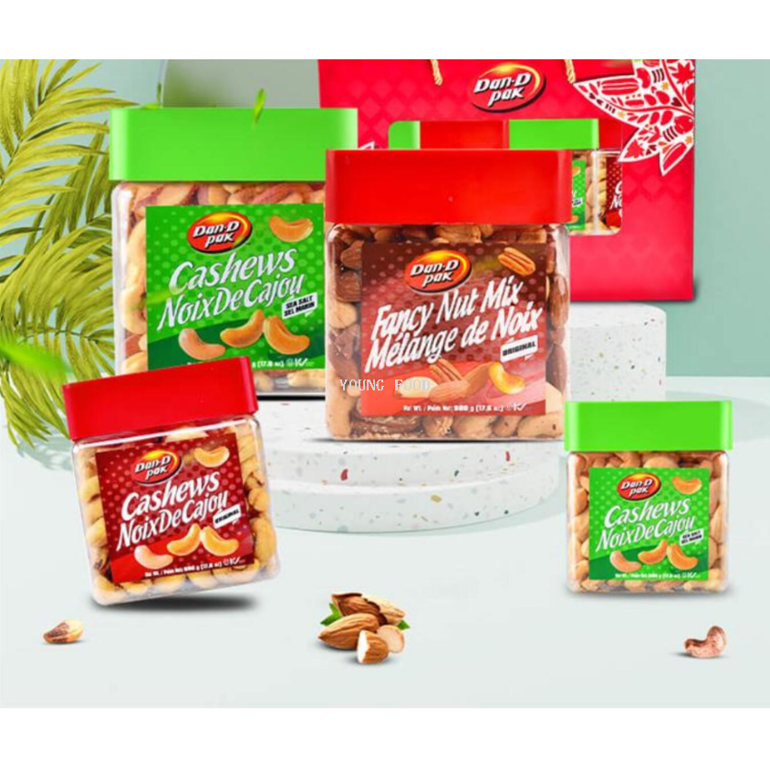 Free shipping! Vietnamese Dan Di Roasted original cashew Nuts 500g, carefully selected nuts, salty, fragrant, crispy and rich in nutrition