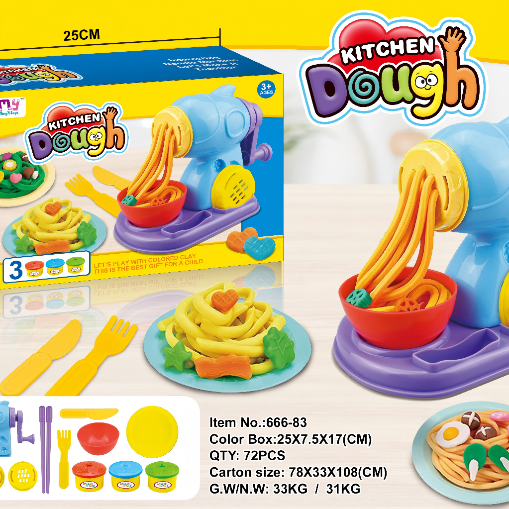 Pasta Maker Kitchen Play Dough Set details Picture