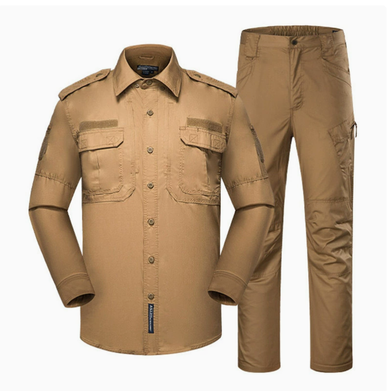 Outdoor sports training suit X7 camouflage long-sleeved suit breathable and wear-resistant instructor suit tactical training suit Application Scenario