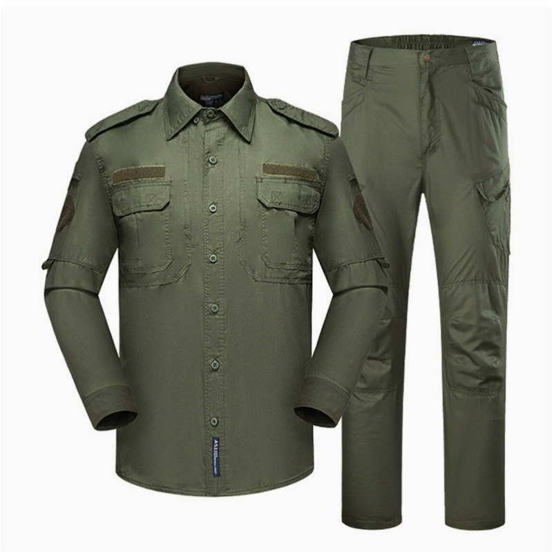 Outdoor sports training suit X7 camouflage long-sleeved suit breathable and wear-resistant instructor suit tactical training suit Specification image