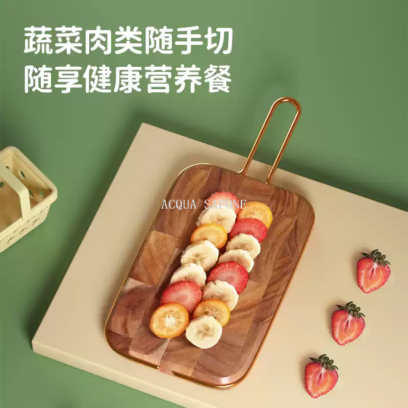 Free shipping! lcliving baby food cutting board, solid wood household steak plate, small fruit cutting board, cutting board Specification image