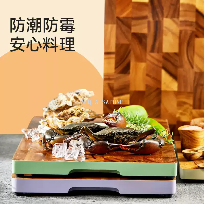 Free shipping! Thai lcliving acignon wood cutting board, household anti-mold cutting board, small size solid wood cutting board Item Picture