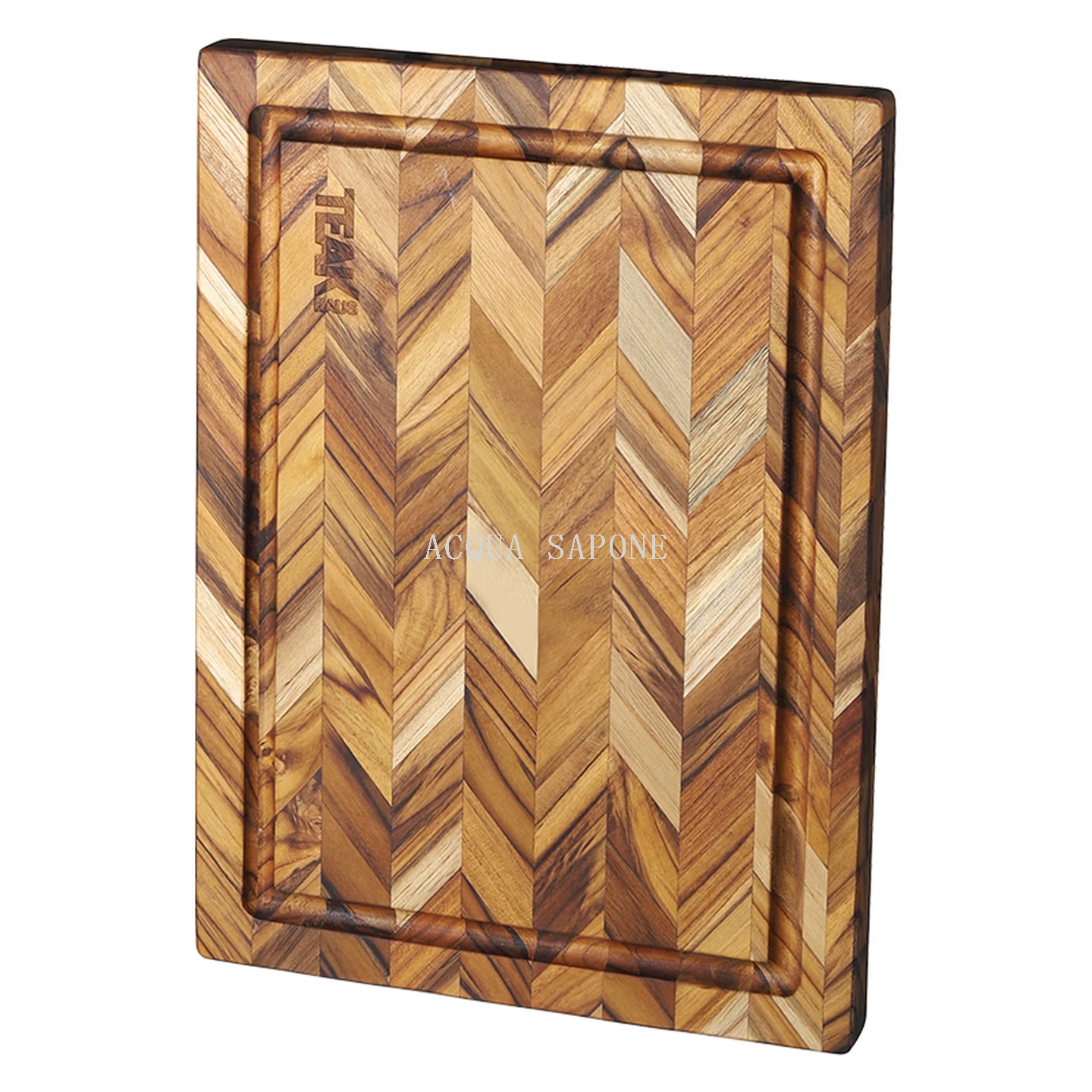 Free shipping! TEAKHAUS cutting board, teak mold-proof household complementary food cutting board, food-grade imported kitchen cutting board, medium size Item Picture