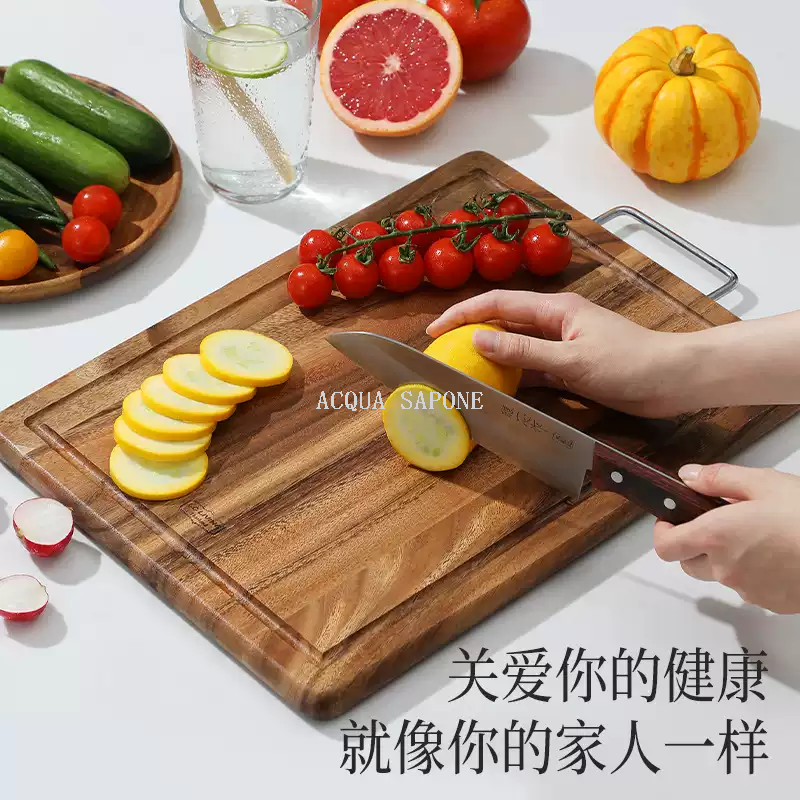 Free shipping! lcliving Thai imported acignon wood, mold-resistant, unpainted and wax-free solid wood cutting board, small size Application Scenario
