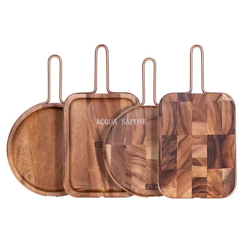 Free shipping! lcliving baby food cutting board, solid wood household steak plate, small fruit cutting board, cutting board details Picture