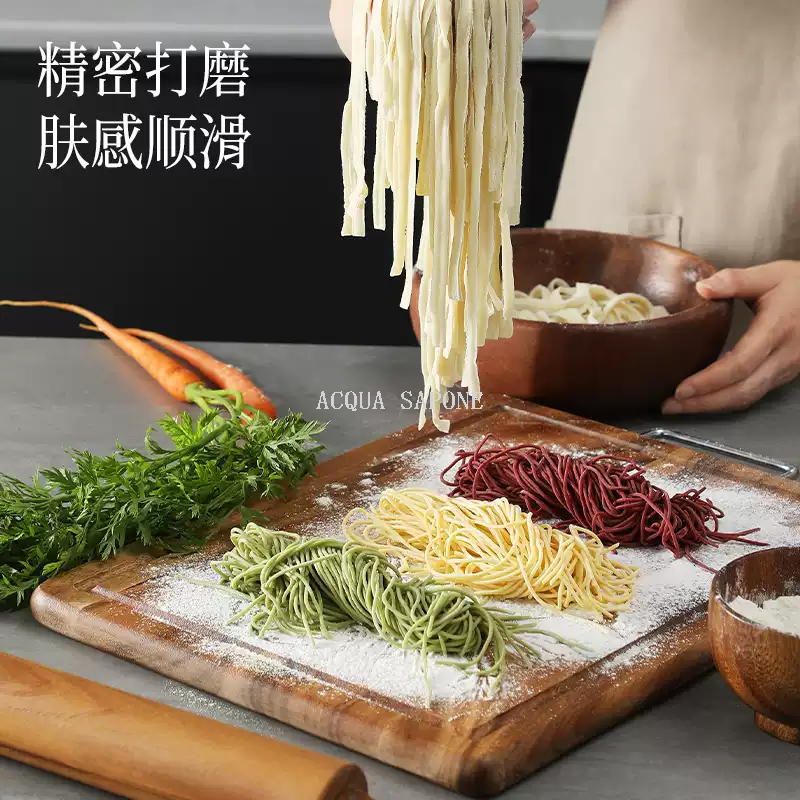 Free shipping! lcliving Thai imported acignon wood, mold-resistant, unpainted and wax-free solid wood cutting board, small size details Picture