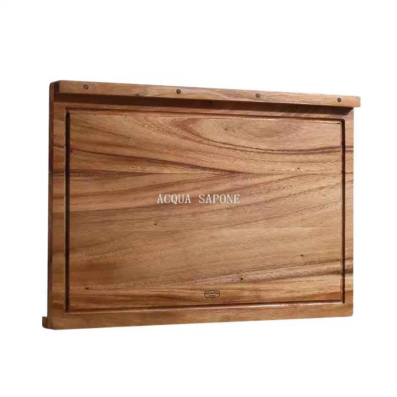 Free shipping! lcliving Thai imported acacia wood solid wood chopping board, paint-free and wax-free large cutting board Specification image