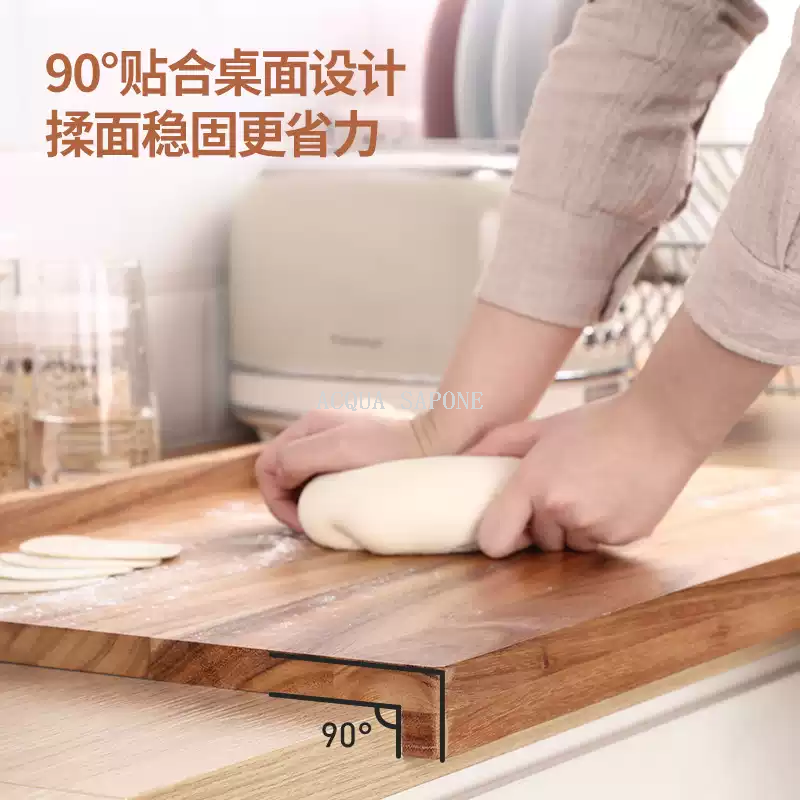 Free shipping! lcliving Thai imported acacia wood solid wood chopping board, paint-free and wax-free large cutting board Item Picture