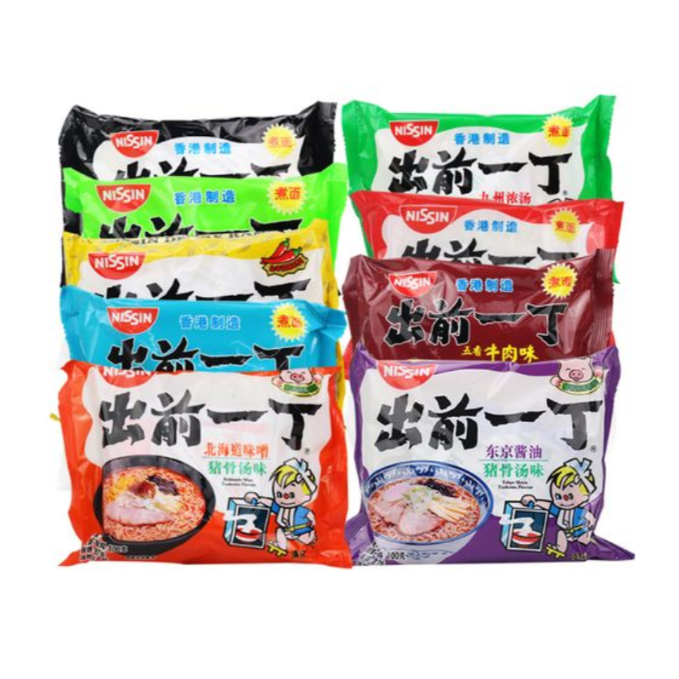 Free shipping! Hong Kong imported food instant noodles, fast food, ready to eat with boiling water, daily clearance, 1 ding instant noodles 100g Specification image