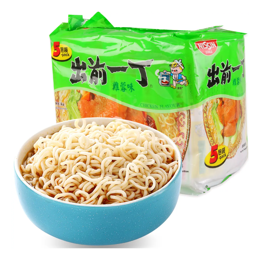 Free shipping! Authentic Hong Kong imported food with multiple flavors, daily clearance, Qian Yiding instant noodles, 500g/5 packs details Picture
