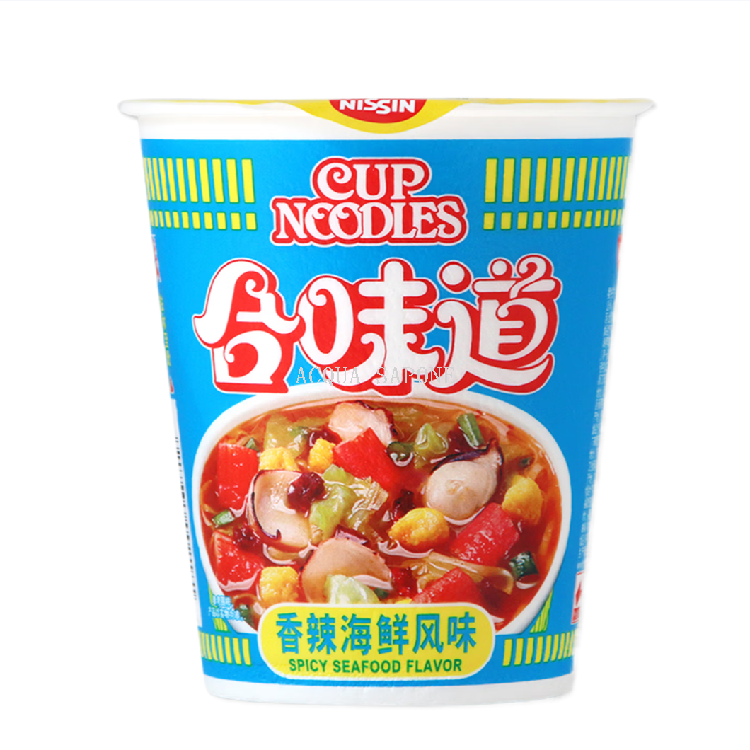 Free shipping! Authentic Hong Kong original imported Nissin Cup Noodles 72g, simply mix with boiling water and ready to eat details Picture