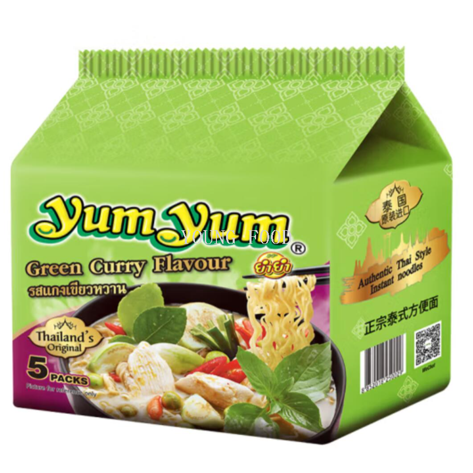 Free shipping! Multi-flavor Thai imported instant noodles, Instant Noodles and Yangyang 5-pack * 70g, just steep in boiling water and ready to eat Specification image