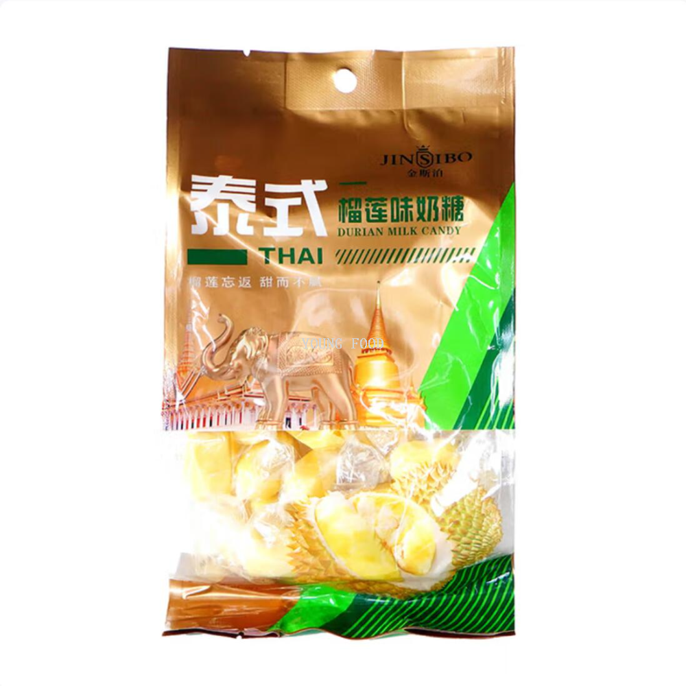 Free shipping! Thai durian-flavored milk candy 315g, a snack, durian-flavored fruit candy, wedding candy