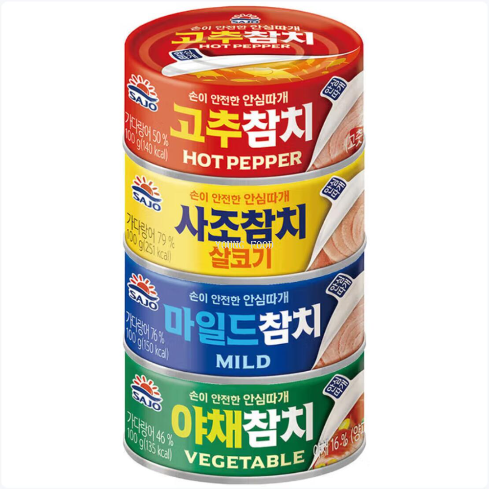 Free shipping! Korean imported Sichao deep-sea tuna in 100g can, ready to eat, salad and rice side dish