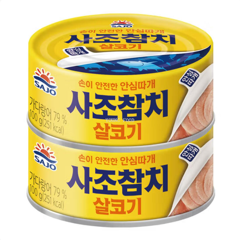 Free shipping! Korean imported Sichao deep-sea tuna in 100g can, ready to eat, salad and rice side dish Specification image