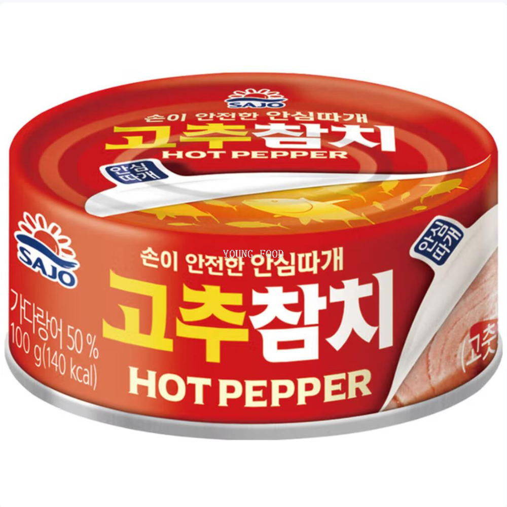 Free shipping! Korean imported Sichao deep-sea tuna in 100g can, ready to eat, salad and rice side dish Item Picture