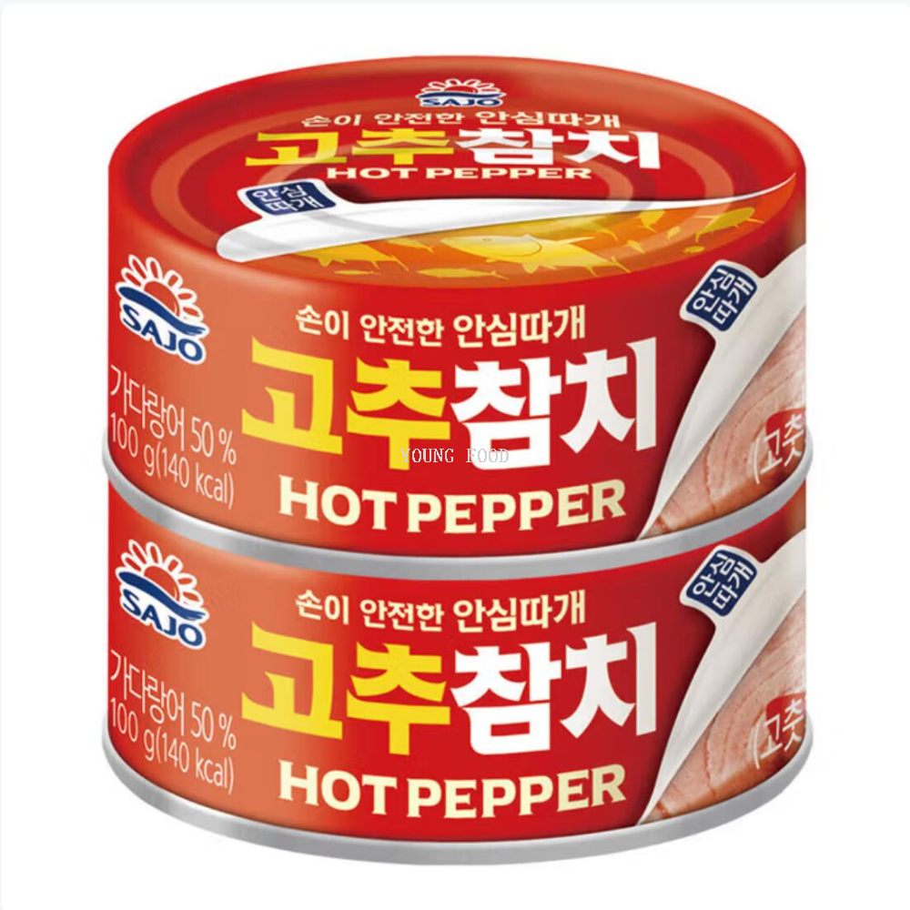 Free shipping! Korean imported Sichao deep-sea tuna in 100g can, ready to eat, salad and rice side dish details Picture