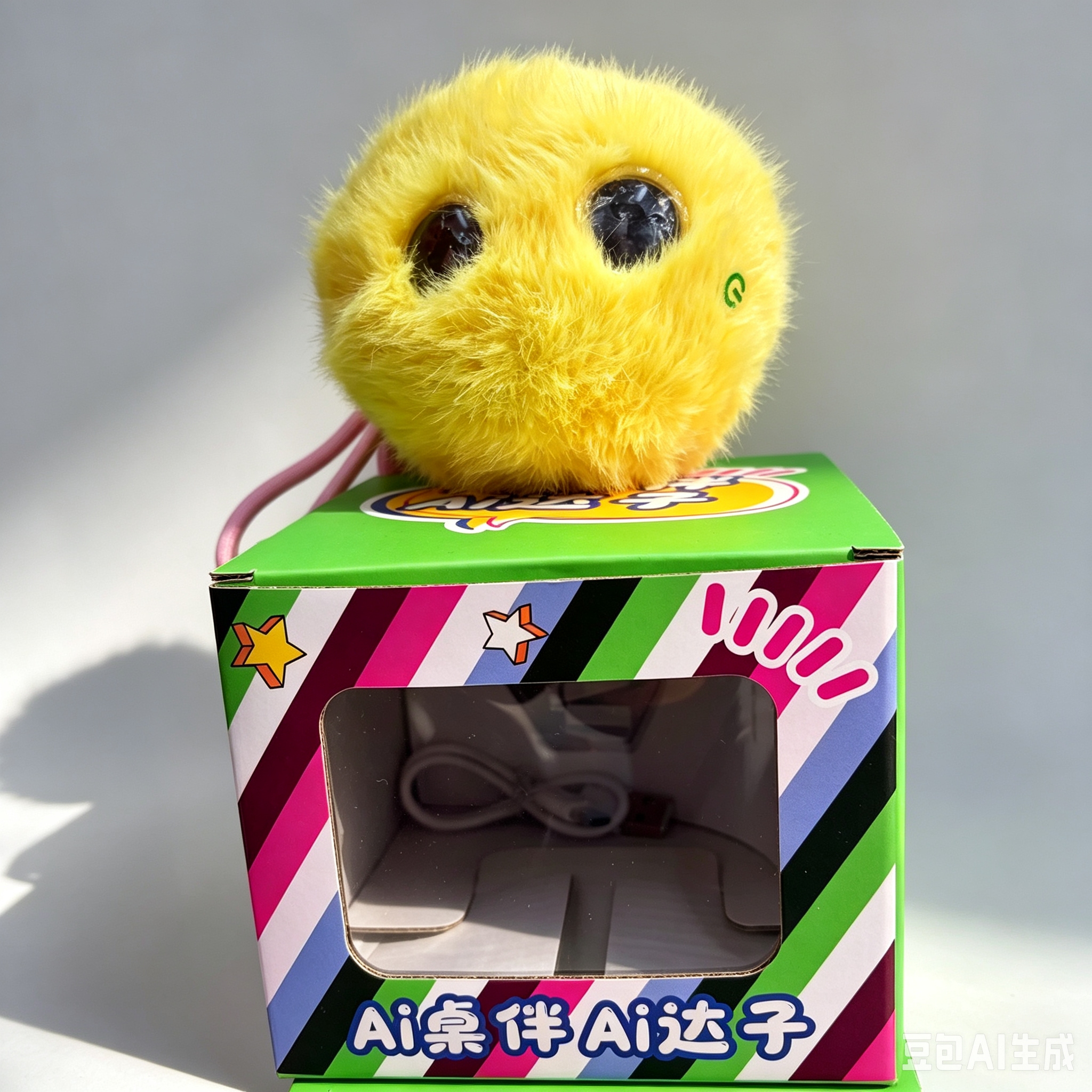 毛绒玩具AI桌伴智能陪伴萌宠