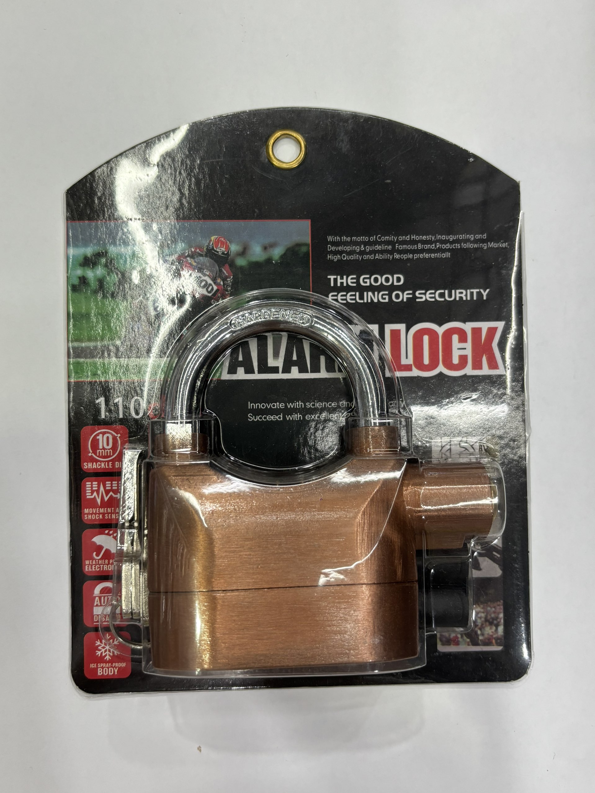 دراجة نارية وقفل إنذار Item Picture