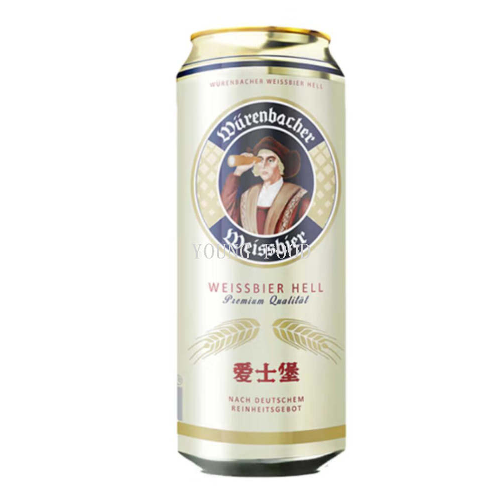 Free shipping! German imported Asbourg Wheat White Beer 500ml, carefully crafted by a century-old distillery, with a rich wheat aroma pic 6