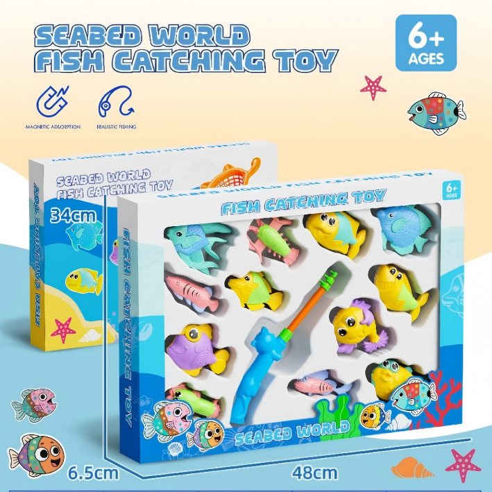 TL66246 Seabed World Magenatic Fishing Game Set Specification drawing