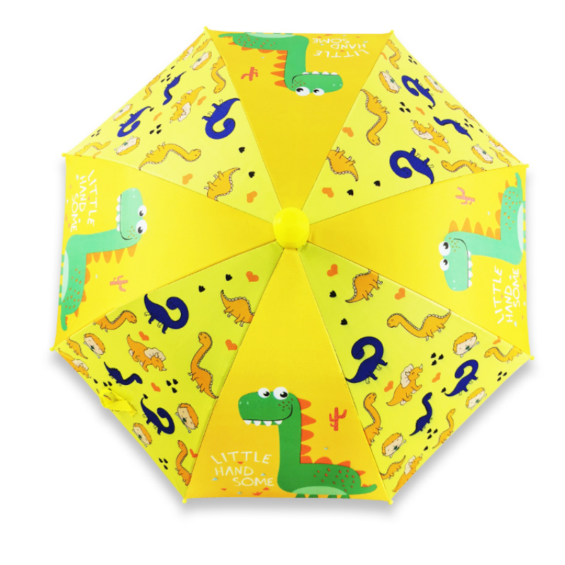 Hengdun cat and Frog cartoon pattern children's umbrella, black rubber coating with waterproof cover, UV protection and sun protection umbrella, 4-11 years old kindergarten boys and girls, all-weather and all-weather special for school, supports wholesale and customization details Picture