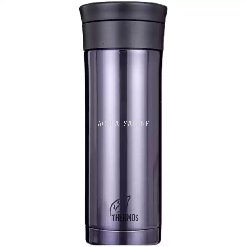 Free shipping! Thermos insulated cup with stainless steel vacuum filter, large-capacity water cup for office tea brewing, men's coffee Item Picture