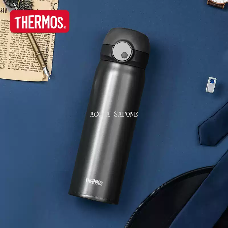 Free shipping! Thermos Pure Titanium Insulated Cup Simple Large Capacity Ultra-Light Magnetic Series Tea Cup Gift Box TCTL500 details Picture