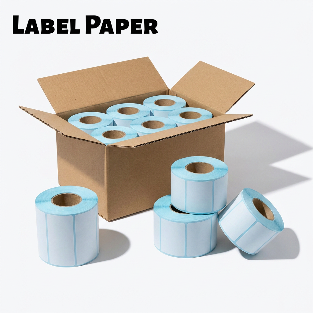 热敏标签纸不干胶条码纸60x60热敏不干胶贴纸Label paper不干胶标签纸