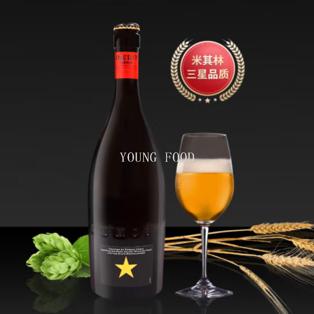 Free shipping! Spanish Aididamu Star Wheat Craft Beer 750ml, rich in wheat aroma and refreshing taste Specification image