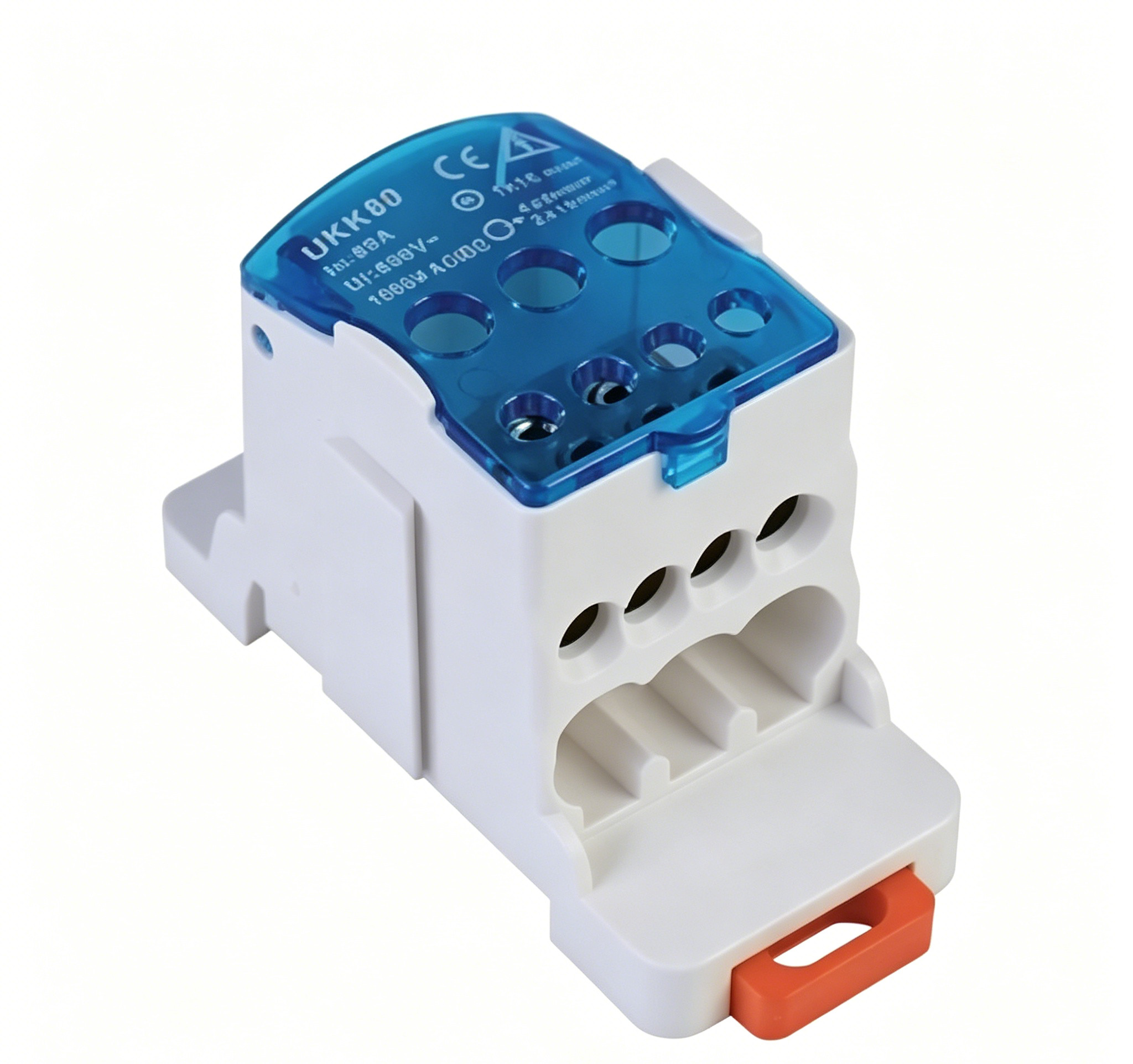 UKK one-in-multiple-out rail-mounted 125A, 160A, 250A, 400A distribution box, high-current distribution box