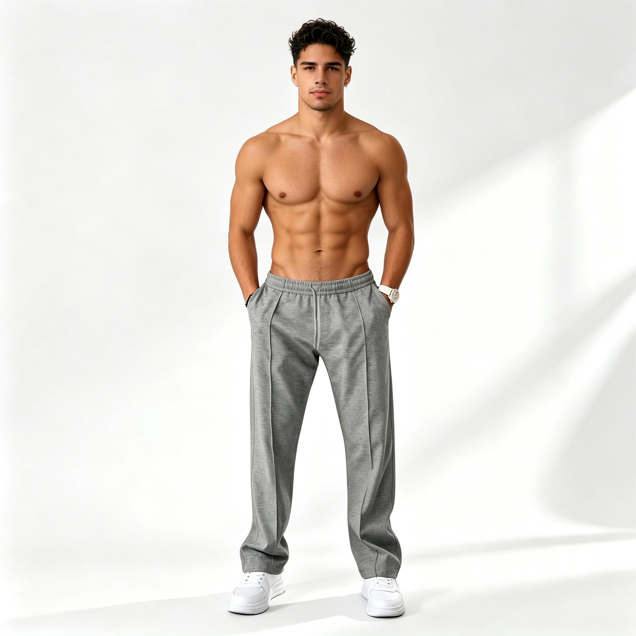 2026 New cross-border pants for men Spring/Summer loose straight-leg sporty casual trousers, American oversized long leg pants Application Scenario