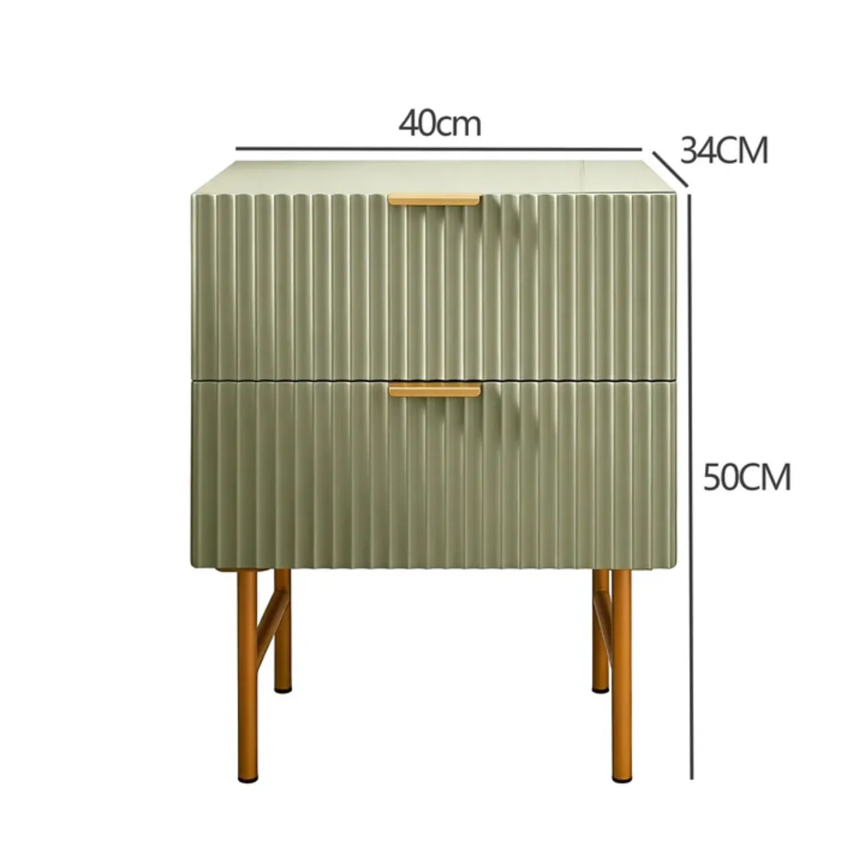 American-style light luxury solid wood bedside table, French-style living room storage cabinet, bedroom storage cabinet, bedside cabinet, MDF solid wood combination, detachable and assemblable detail image 2