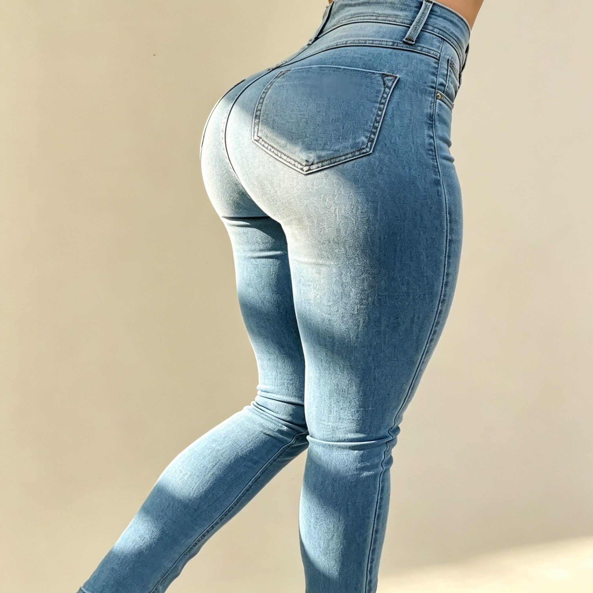 2026 europa y Estados Unidos al por mayor cross-border amazon europa y américa ropa de mujer color sólido cintura alta alta estiramiento slim fit pantalones de pies pequeños Application Scenario