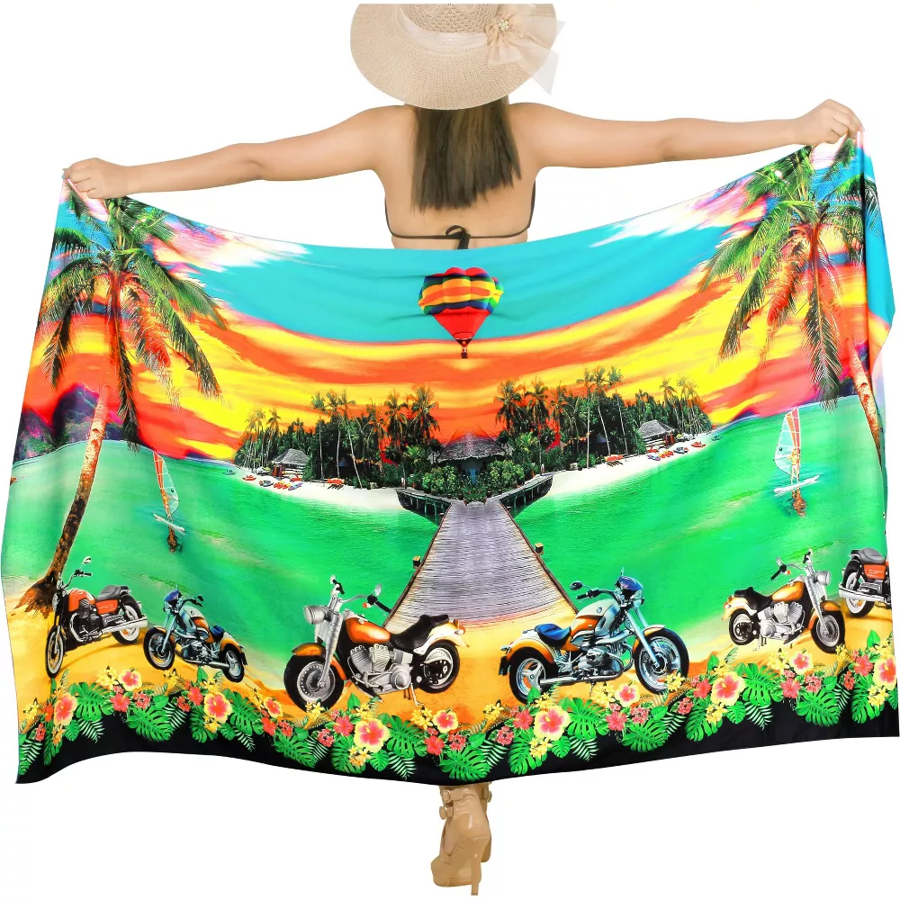 The South Pacific island nation dress is a cotton fabric shawl style Pareo sarong Lavalava Lungi Qni Bohemian style