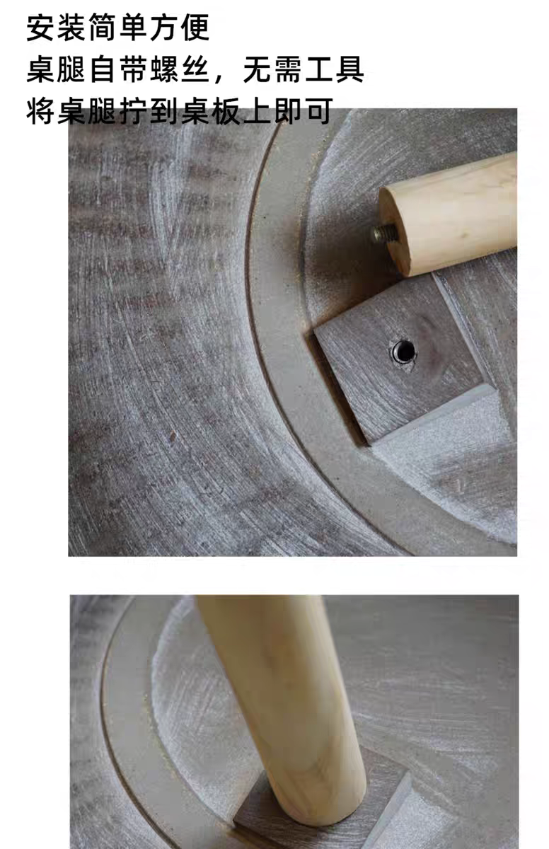 Moroccan coffee table, Nordic ins style, modern and simple homestay coffee table, retro and creative, small apartment sofa side table detail image 9