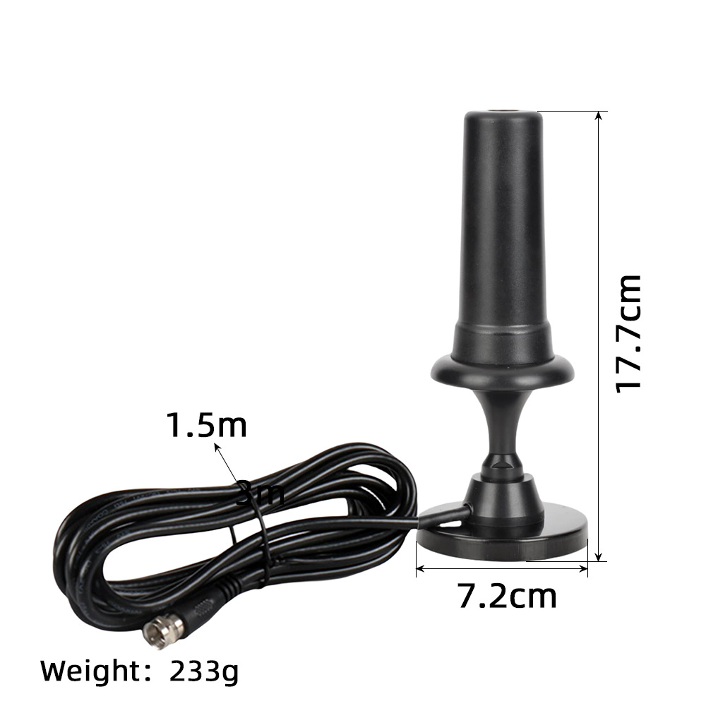 2025 Ground wave TV Antenna dvb-t indoor suction cup antenna High-definition digital TV receiver 36dbi Application Scenario