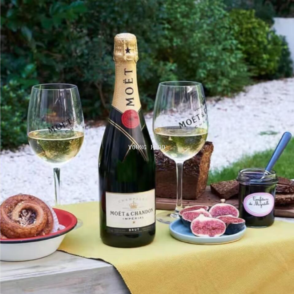 Free shipping! French original imported Moet & Chandon Champagne 750ml Sparkling wine, a special gift for happy moments details Picture