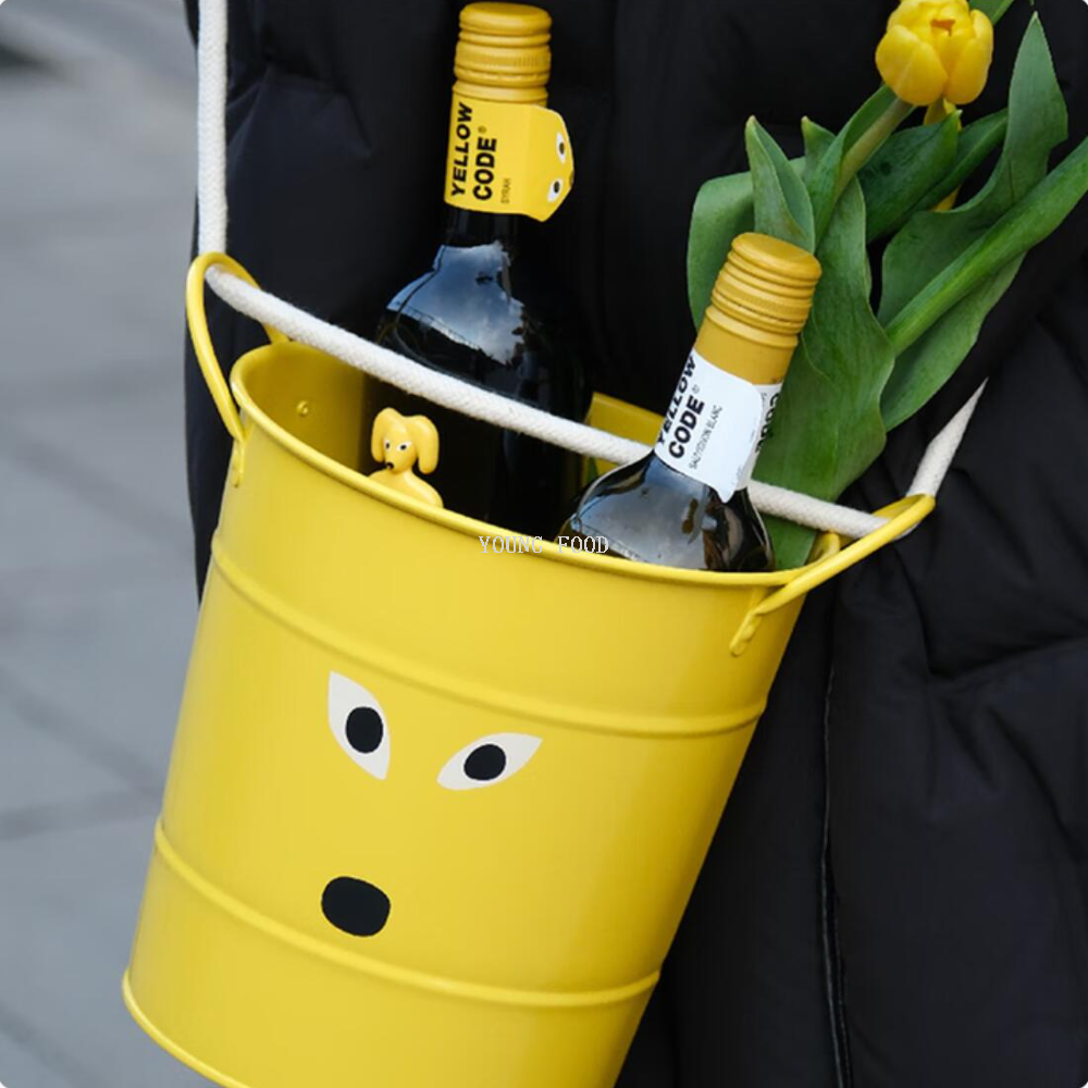 ¡Paquete de correo! Moda marca de moda chile botella original original importado ruibarbo perro vino cubo de hielo conjunto limitado caja de regalo Specification image