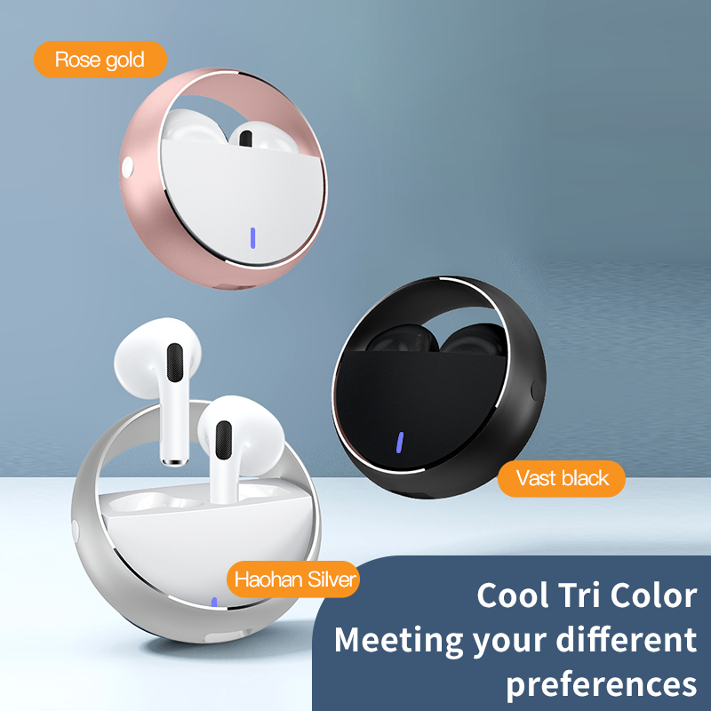 XTAURI Fashionable Spherical Metal Casing Wireless Earbuds  Specification image