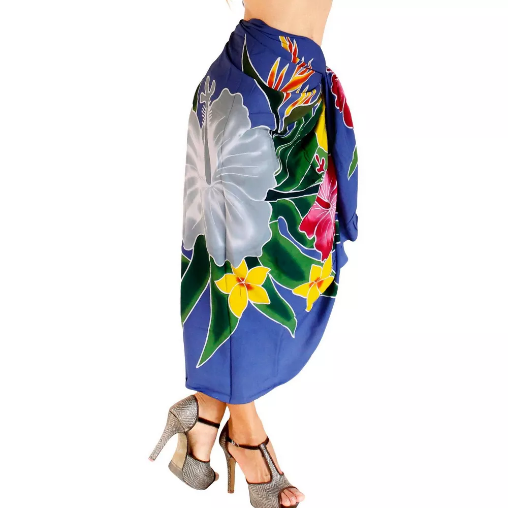 South Pacific island nation cotton fabric skirt sarong pareo Lavalava Lungi Bohemian-style shawl Qni Specification image