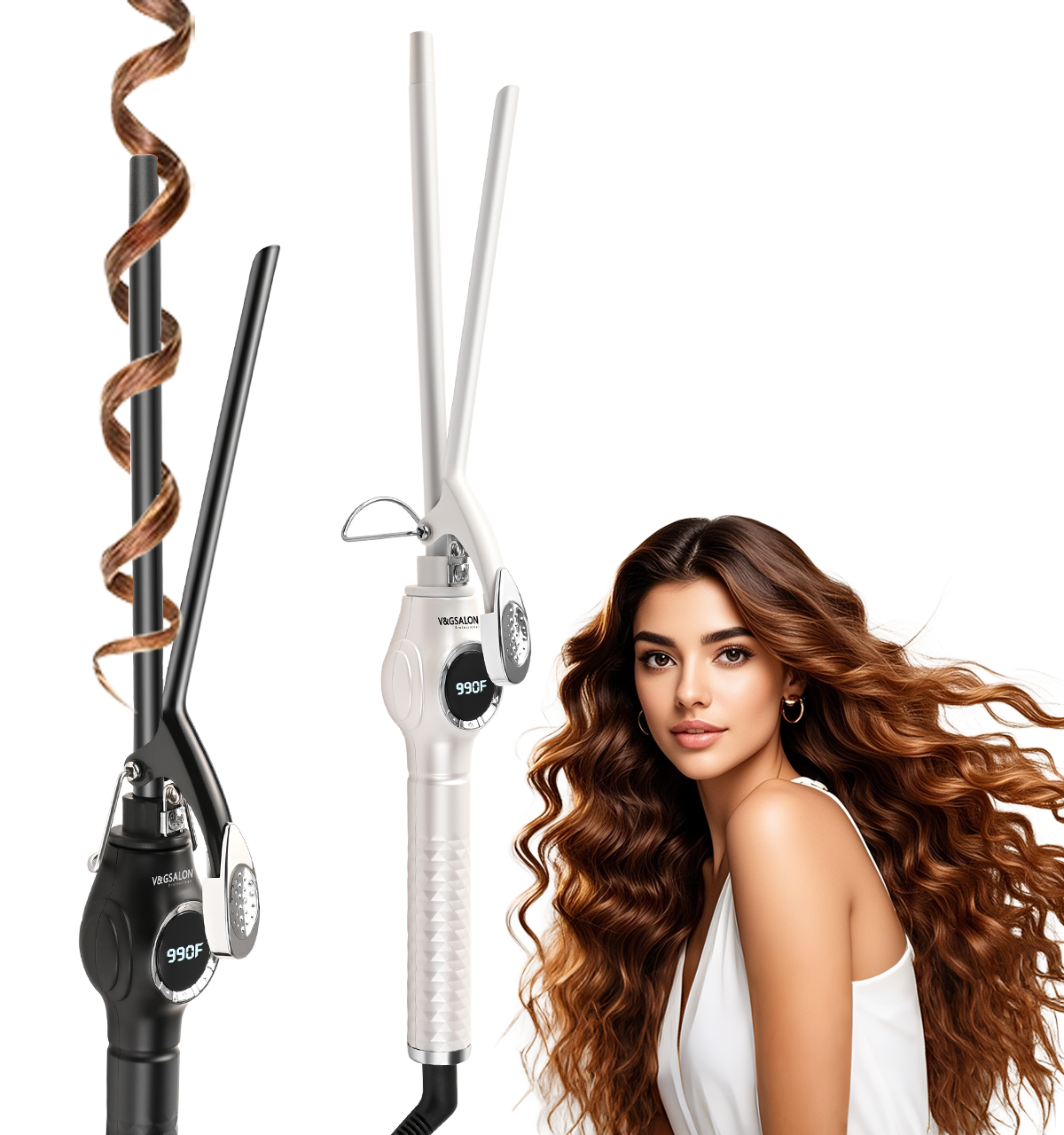 专业卷发器电卷发棒护发定型工具陶瓷大波浪魔法风格Hair Curler Curling iron
