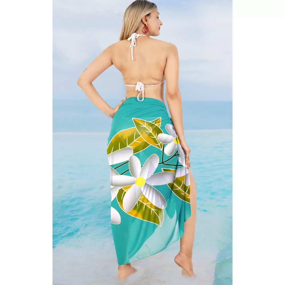 South Pacific island nation's shawl skirt, made of cotton fabric sarong pareo Lavalava Lungi, Bohemian-style shawl Qni Specification image