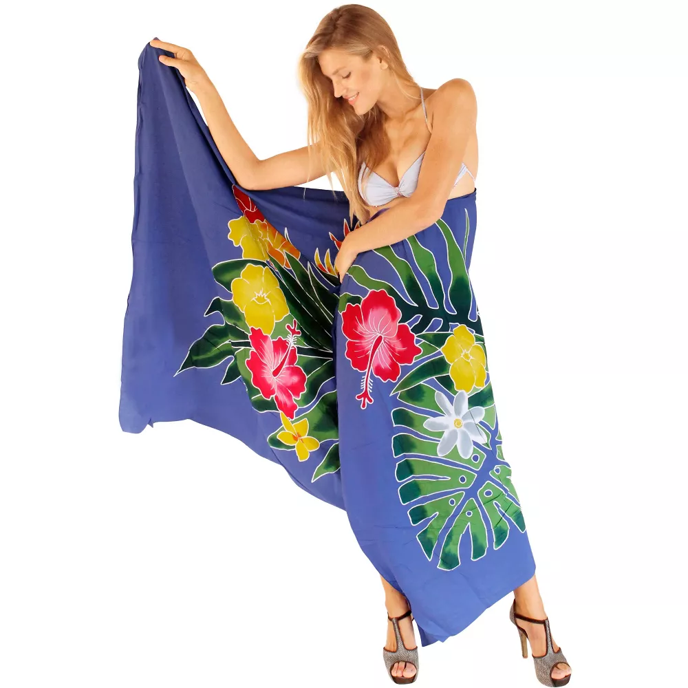 South Pacific island nation cotton fabric skirt sarong pareo Lavalava Lungi Bohemian-style shawl Qni Item Picture